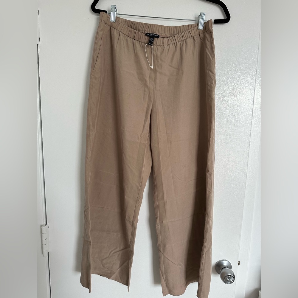 Eileen Fisher Trouser Pants in Tan/Taupe size Petite Medium